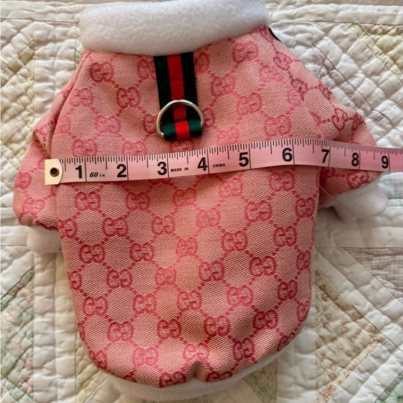 💥SALE💥Luxury-Inspired Dog Outfit Set | Size XS / Small | Cozy Jacket + Mesh Top - Picture 10 of 16